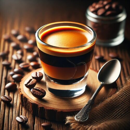 Perfekt zubereiteter Ristretto Espresso