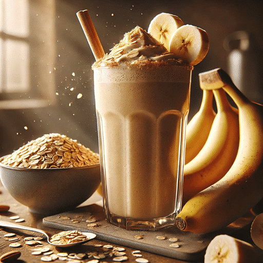 Kaffee-Smoothie mit Banane und Haferflocken: Der perfekte Start in den Tag