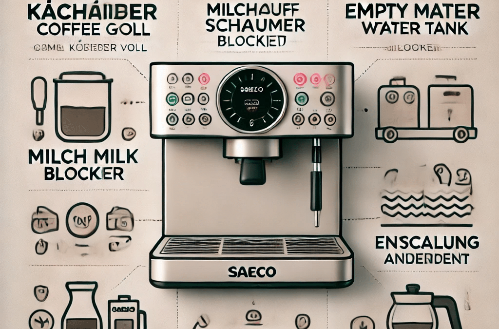 Saeco Kaffeevollautomaten – welche Fehler können auftreten?