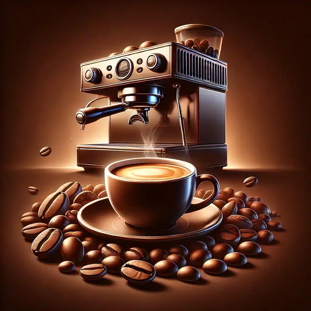 Darstellung des Einflusses von Kaffeeröstung auf den Geschmack bei der Zubereitung im Kaffeevollautomaten
