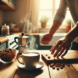 Zitterhunger nach Kaffee