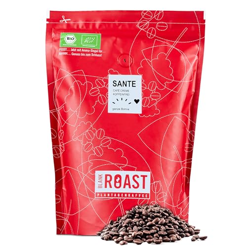 Blank Roast - SANTE: Der sanfte Genuss von entkoffeinierten Bio-Kaffeebohnen für anspruchsvolle Kaffeeliebhaber