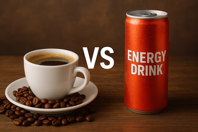 Kaffee besser als Energy Drink