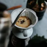 Kaffeezubereitung mit heißem Wasser