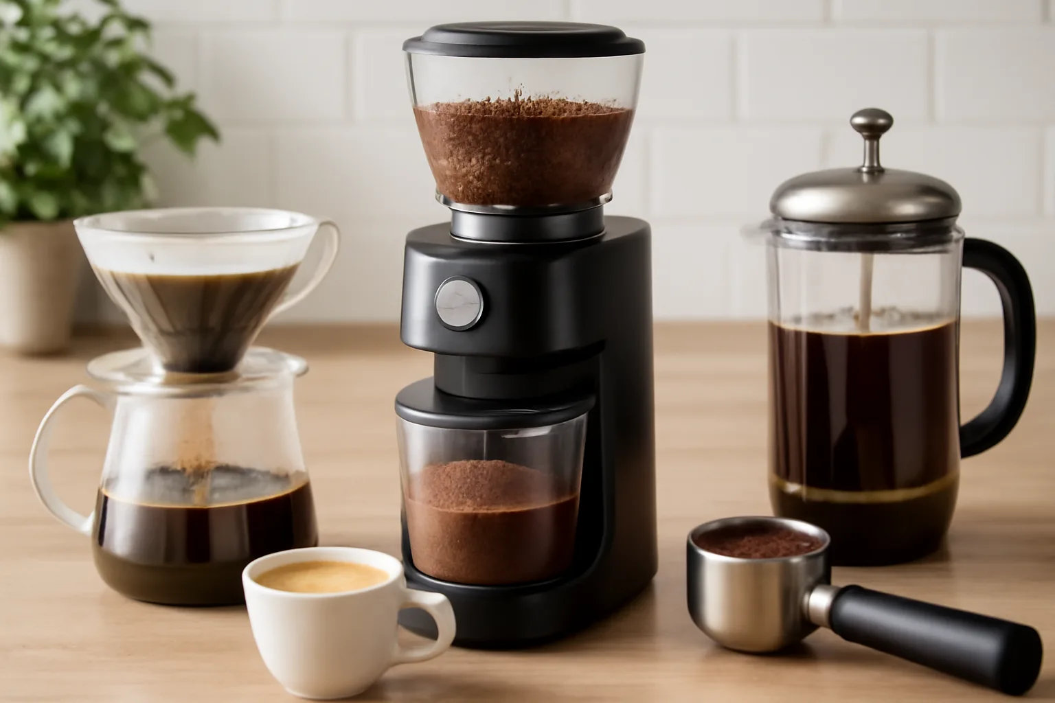 Mahlen für verschiedene Zubereitungen: Praktische Empfehlungen für Filterkaffee, Espresso und French Press – elektrische Kaffeemühle