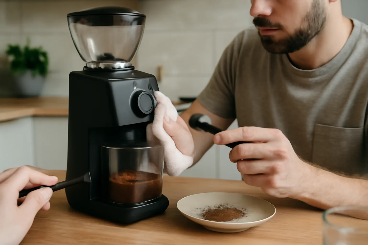 Wichtigkeit der Mühlenpflege für konstante Ergebnisse und Geräuschverminderung – elektrische Kaffeemühle